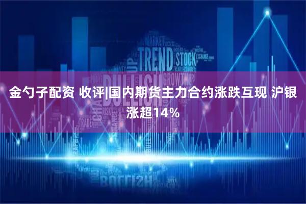 金勺子配资 收评|国内期货主力合约涨跌互现 沪银涨超14%
